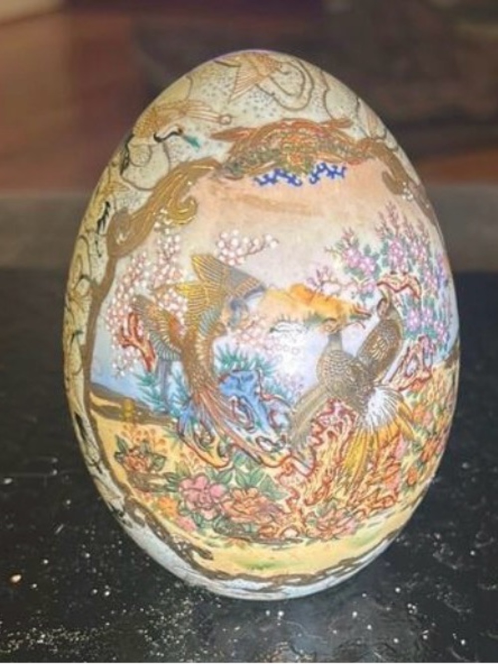 Vintage Satsuma Egg